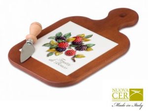 Deska + nóż do sera -Frutti di Bosco