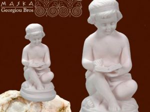Dziecko - piszące -alabaster grecki