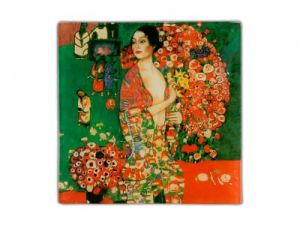 Talerz dekoracyjny - G.Klimt - Tancerka 13x13cm
