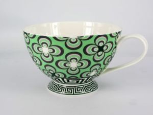 Filiżanka French coffee olive/grey