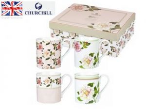 Zestaw 4 kubków - Royal Horticultural Society - Camellias Mug Giftset