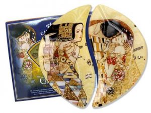 Talerz dekoracyjny G. Klimt Tree+Kiss