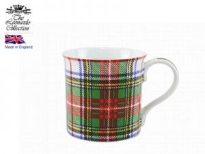 Kubek - Porcelana w kratkę ubrana