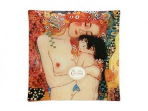 Talerz dekoracyjny - G.Klimt - Macierzyństwo 13x13cm