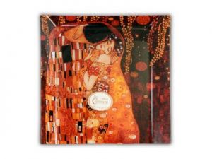 Talerz dekoracyjny - The Kiss - G.Klimt 13x13cm