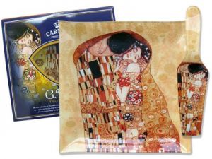 Talerz dekoracyjny z łopatką G. Klimt Kiss