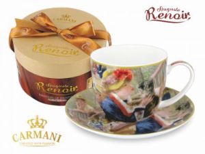Filiżanka ze spodkiem A.Renoir - Śniadanie wioślarzy