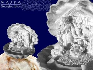 Stajenka w muszli -alabaster grecki