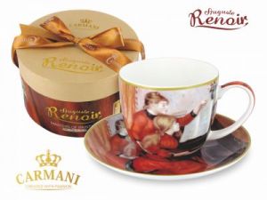 Filiżanka ze spodkiem A.Renoir - Lekcja gry na pianinie