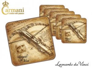 Podkładka korkowa L.Da Vinci - Machiny wojenne