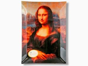 Talerz dekoracyjny -L. Da Vinci -Mona Lisa - 20x28cm