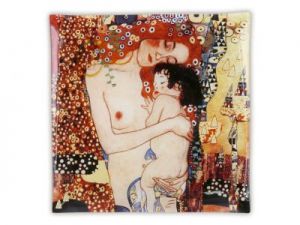 Talerz dekoracyjny -G.Klimt - Macierzyństwo - 25x25cm