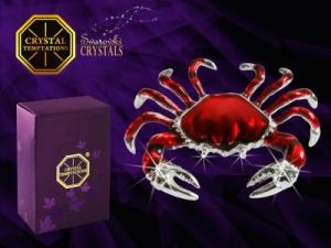 Krab czerwony - products with Swarovski Crystals