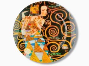 Talerz dekoracyjny - G.Klimt - Oczekiwanie 40cm