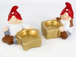 Świecznik tealight z figurką mix