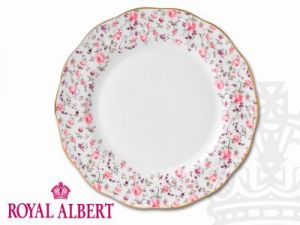 Talerz płytki 27cm - Rose Confetti - Vintage