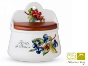 Pojemnik na sól na ścianę - Frutti di Bosco