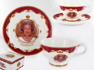 Filiżanka + spodeczek- Queen Elizabeth II