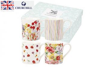 Zestaw 4 kubków - Printed Garden - Mug Giftset